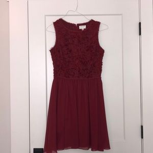 Maroon dress